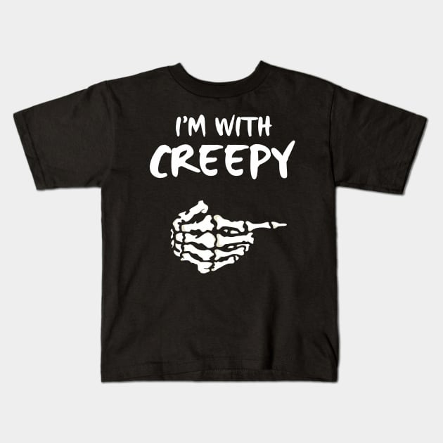 Halloween I Am With Creepy Kids T-Shirt by Tatjana  Horvatić